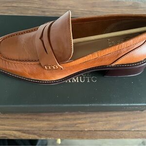 Vince Camuto Women’s Brown Leather Slip-On Loafers